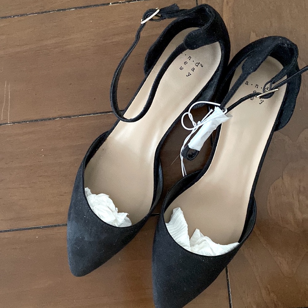 Dress black vegan suede dress shoes.
